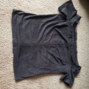 Black velvet shirt - Highline XS